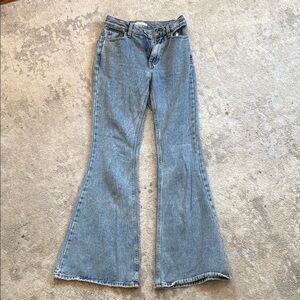 PacSun Blue Flare Wide Leg Jeans